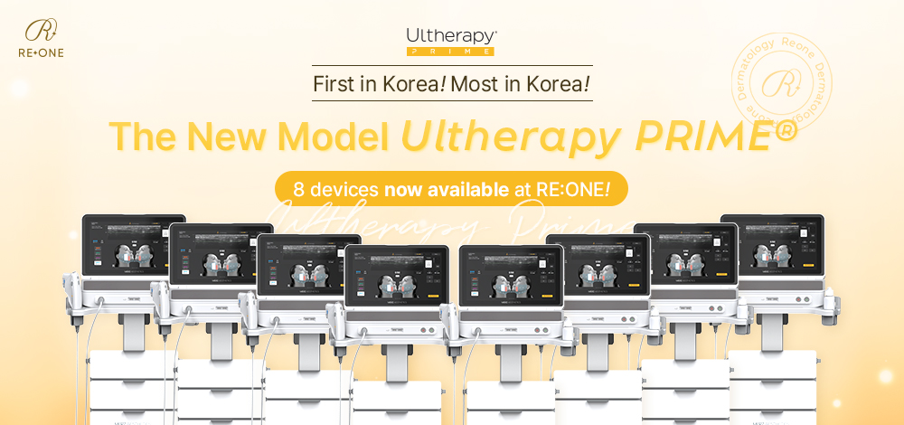 8 Ultherapy Prime devices available at RE:ONE!